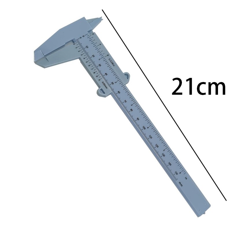 150mm 0.5mm Vernier Caliper Double Scale Plastic Vernier Caliper Measuring Student Mini Tool Ruler DIY Model Making: 05