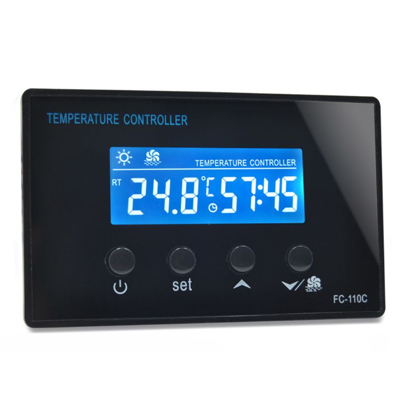 Digital Sauna Thermostat 220V 10A Temperature Controller Timer with NTC Sensor