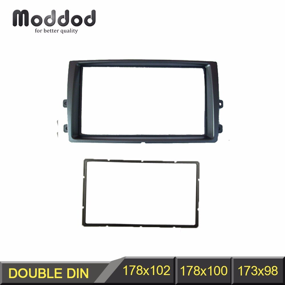 Dubbel Din Autoradio Fascia Voor Kia Forte Cerato Stereo Dash Kit Fit Installatie Trim Facia Gezicht Plate Panel Dvd frame