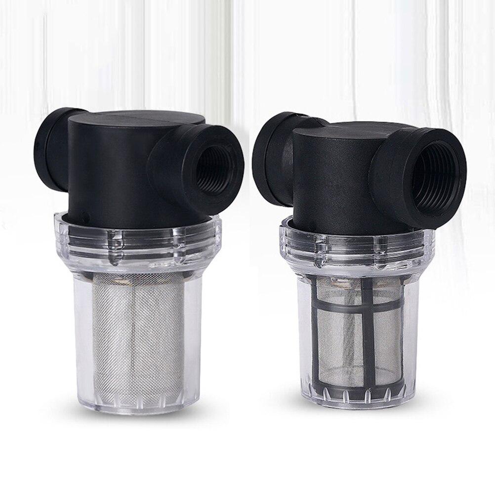 1pc filtres de tuyau d'eau, pré-filtre transparent, purificateur d'eau, tuyaux de purification d'eau, interface  (4/6 points /1 ", réseau 80 mailles)