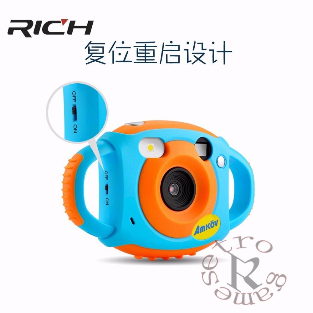 Mini Kid Cameras 5MP HD Projection Digital Camera Fotografica Digital Portable Cute Neck Child Photography Video Camera