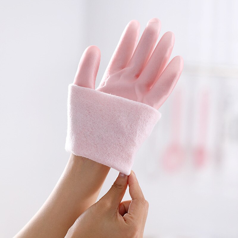 Household Cleaning Gloves Rubber Kitchen Dish Washing Gloves Kitchen Cleaning Tools