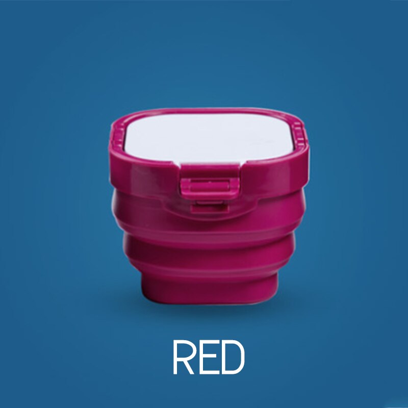 Aquarel Palet Doos Opvouwbare Emmer Kunstenaar Verf Palet 16 Luchtdicht Diepe Putten Luchtdicht Voor Aquarellen, Gouache, Acryl: RED