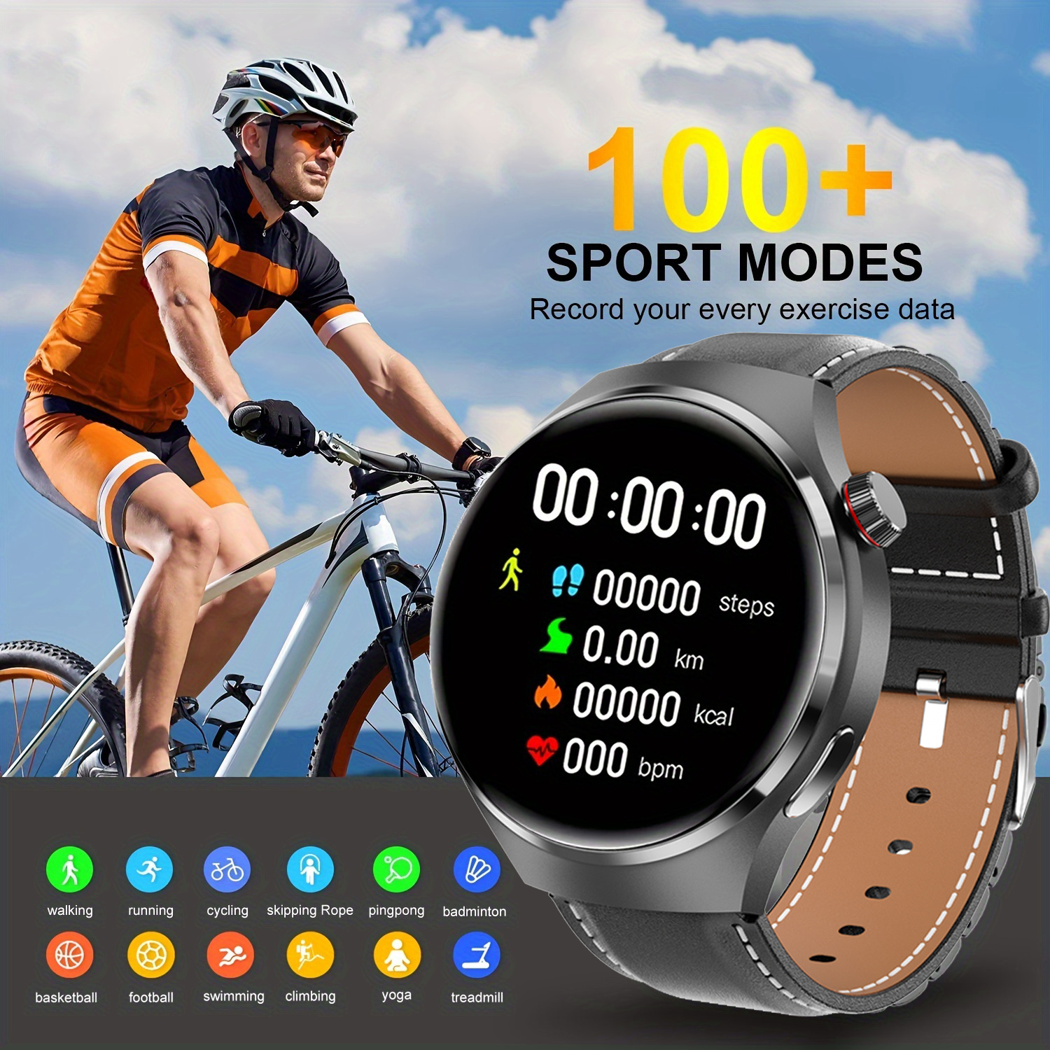 2025 Nuovo orologio 4 pro accorto guarda per uomo donna regalo in sport SmartWatch design definitivo Bluetooth chiamata telefonica orologio da polso cinturino GPS