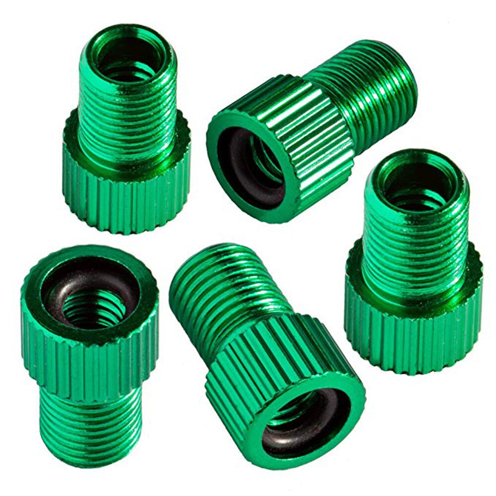 5PC Pump Bicycle Convert presta to schrader copper Bike air Valve Adaptor adapters wheels gas nozzle Tube Bicycle Tool #30: 4