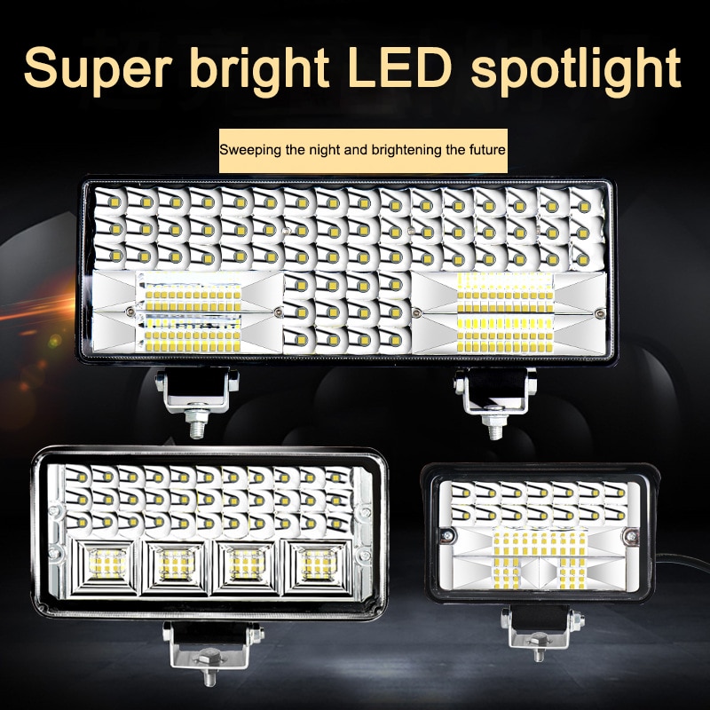 Nlpearl valopalkki/työkevyt kuorma-autot led työvalopalkki tulvapistevalo työvalot autoihin maastotraktori vene 4 x 4 12v 24v