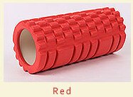 Yoga Foam Roller - Pilates Fitness Muscle Relaxation - Exercise Massage Tool: Red