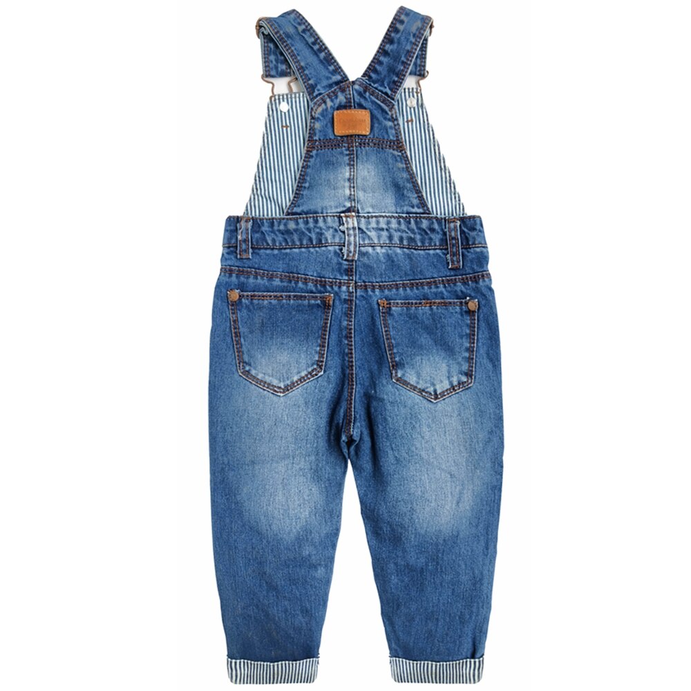 1-6T Baby Boys Overalls Soft Cotton Denim Jeans Toddler Bib Suspender Pocket Jumpsuit Boy Trousers Kids Clothing Bebe Clothes