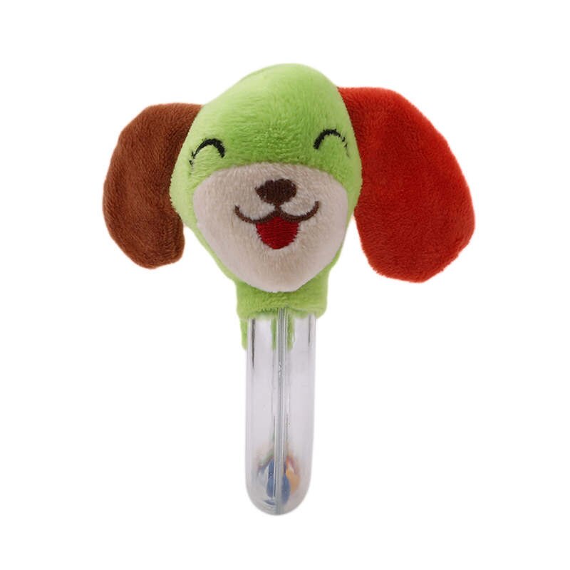 Nowe nowe zwierzę dziecko pluszowa zabawka kot/szczeniak/słoń/królik/niedźwiedź/małrocznie grzechotka dziecko słuchanie chwyt sensoryczny dzwonek ręczny zaspokoić prezent: Puppy