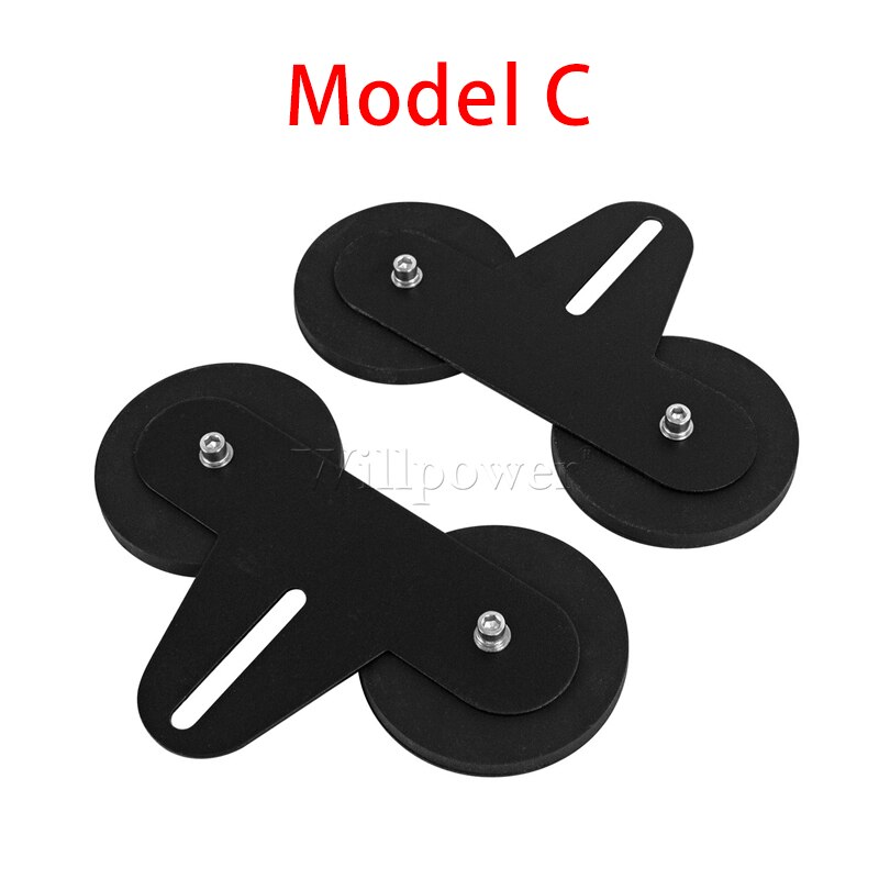 1 Pair Offroad Car LED Light Bar Magnetic Bracket Pickup Truck SUV ATV UTV Fog Lights Work Lamp Holder Lightbar Magnet Brackets: Model C