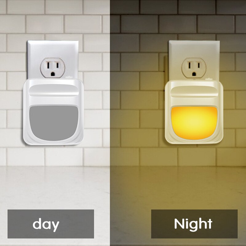 EU US Plug Human Body Sensor Light Sensor Control LED Night Light Children Night Light Children Living Room Lighting Smart Home