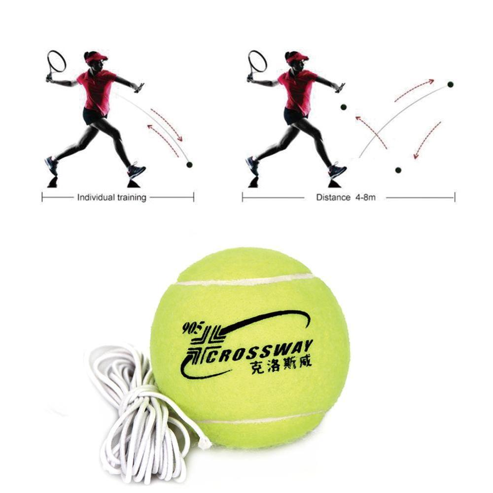 Professionele Beginner Training Praktijk Rebound Tennisbal Met 3.8 M Elastisch Touw Rubber Ball Training Machine