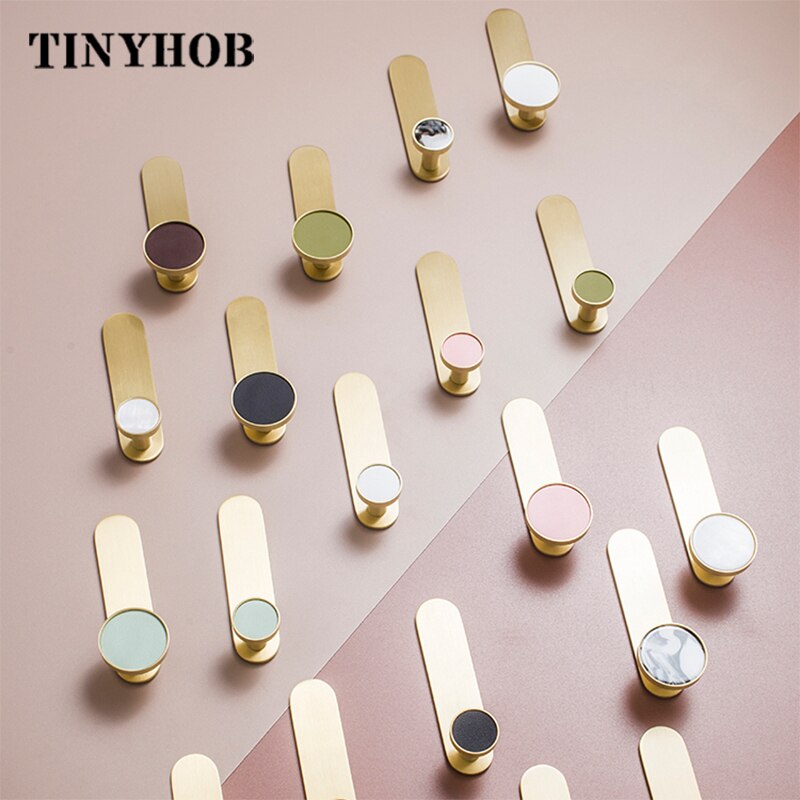 Massief Messing Kleerhanger Muur Gemonteerde Kapstok Decoratieve Sleutelhouder Hoed Sjaal Handtas/Gratis Ponsen Deur Zonder Trace nail