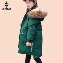 Manteau pour adolescentes, parka d'extérieur d'hiver, tenue pour adolescentes, veste à capuche en fourrure pour enfants filles de 5 6 8 10 12 ans