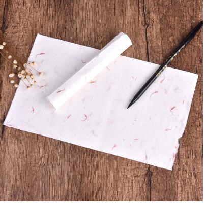 Papel de escritura vintage hecho a mano para escuela y oficina, material de papelería para dibujo, caligrafía, planta suave, 10 unids/lote