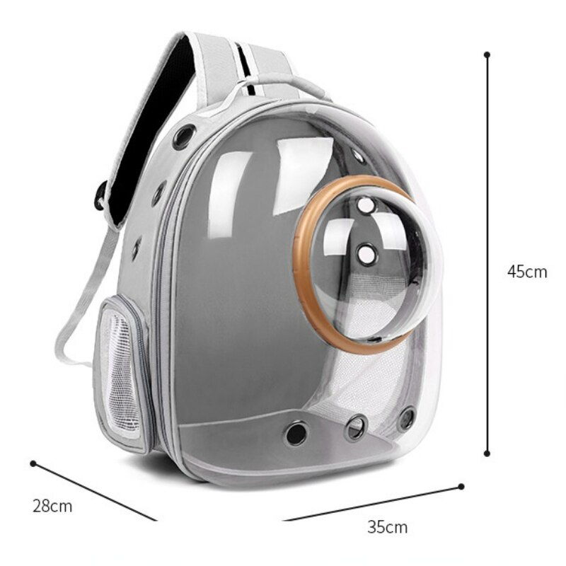 Astronaut Window Bubble Carrying Travel Bag Breathable Space Capsule Transparent Pet Carrier Bags Dog Cat Backpack
