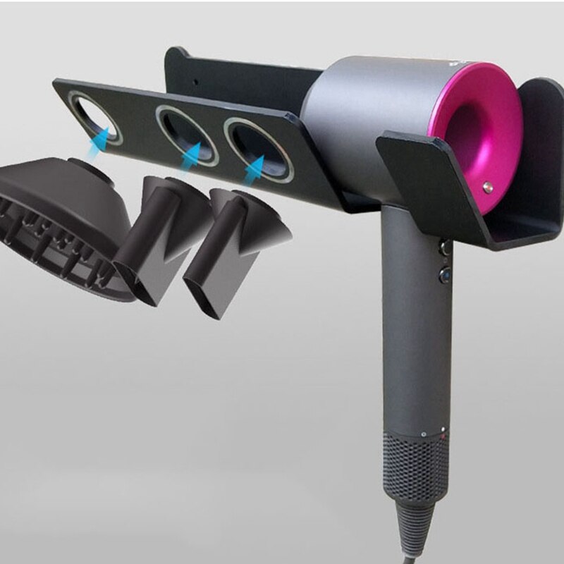Voor Dyson Supersonic Föhn Houder Badkamer Organizer Shelf Voor Wall Mount Badkamer Hardware Accessoires: Paars