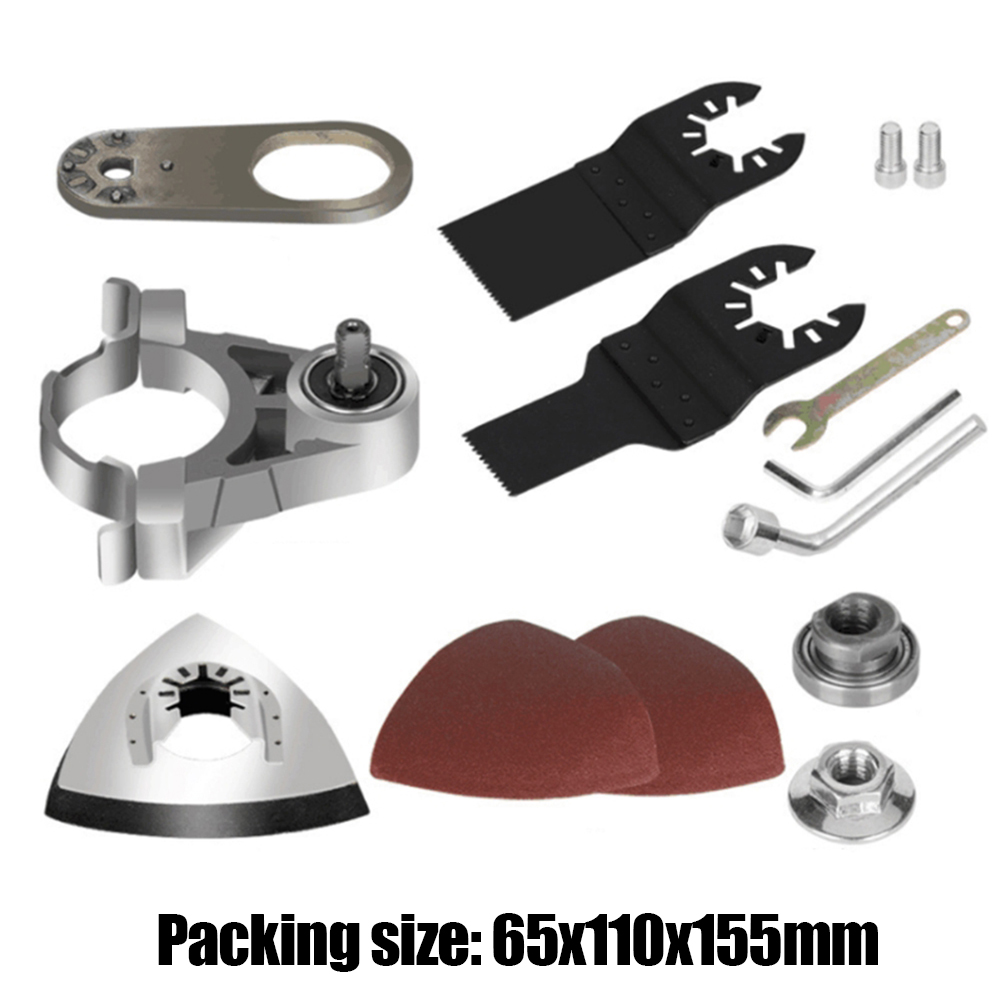 14Pcs Angle Grinder Adapter Refitting Head Universal Adapter with Compatible Saw Blade for M10 Conversion Gadget Accessories: Default Title