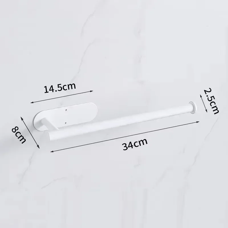 Paper Towel Holder Under Cabinet Wall Mount Stainless Steel Black Kitchen Paper Towel Rack Bathroom Self Adhesive No Drilling: Burgundy