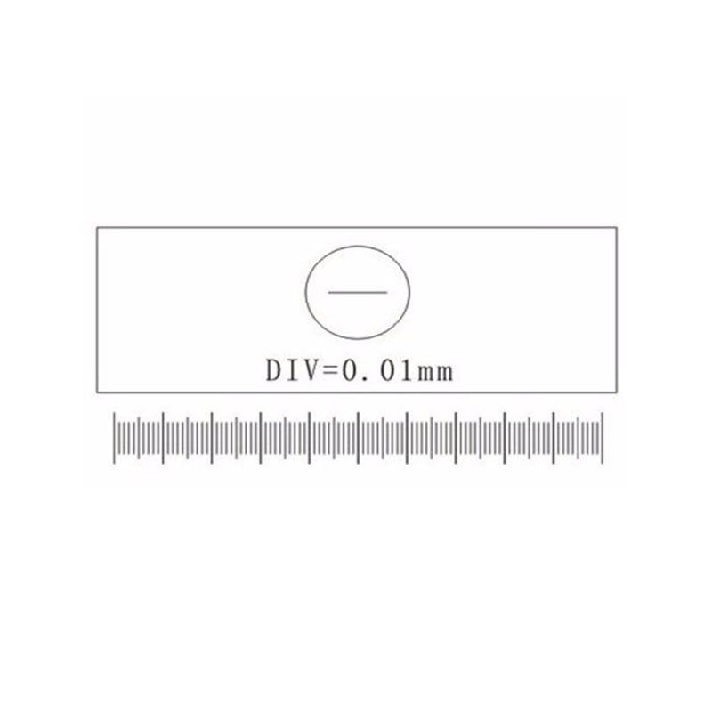 0.01mm Microscope Stage Micrometer Calibration Slide Parts Measurement Tools