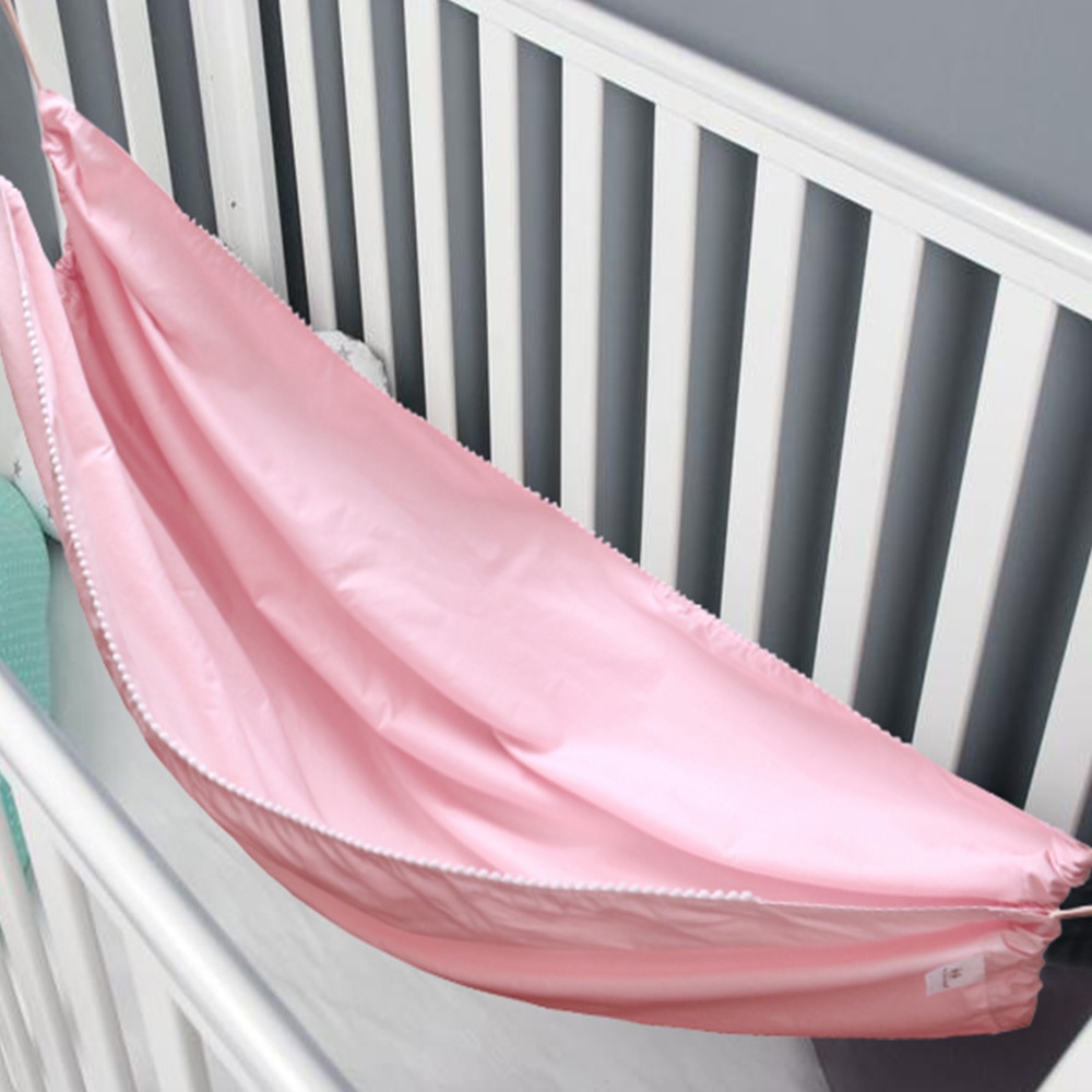 Baby Cotton Hammock Swing for Crib Cot Removable Baby Rocking Chair Sleeping Bed Indoor Outdoor Adjustable Hanging Basket