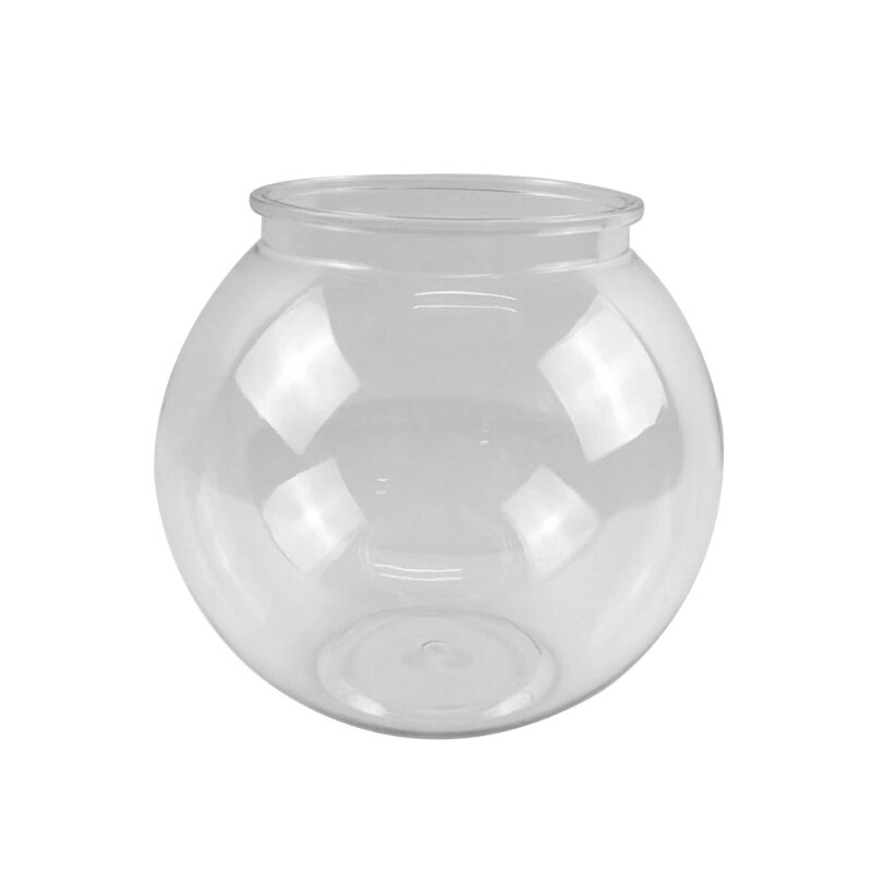 Plastic Bubble Fish Bowl Ivy Bowls Round Transparent Fish Tank Desktop Aquariums for Home Decor 3 Sizes Party Supplies