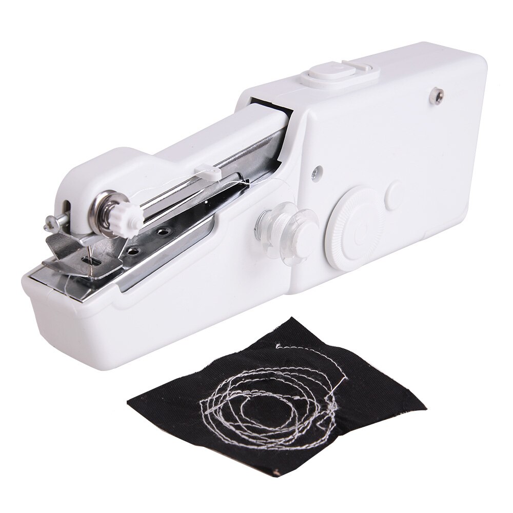 Mini máquina de coser manual portátil para el hogar, conjunto de punto de cruz eléctrico inalámbrico, reparaciones rápidas, costura de ropa DIY