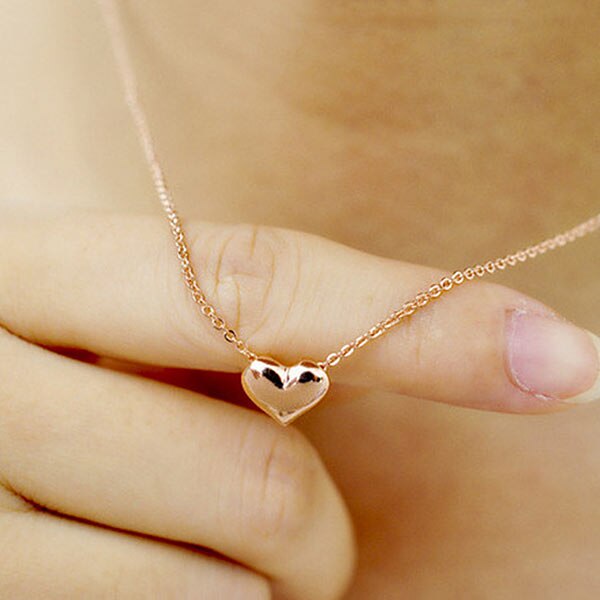 Kvinder legering elsker hjerte vedhæng halskæder charme halskæde smykker tt@ 88