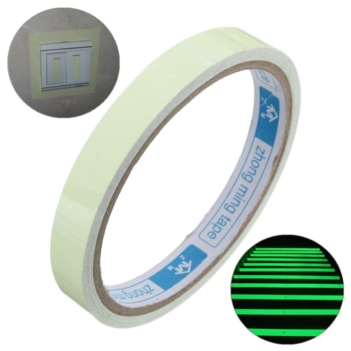 Self-adhesive Luminous Tape Strip Glow In The Dark Green Home Decor Used on Concrete Floors Stair Treads Risers