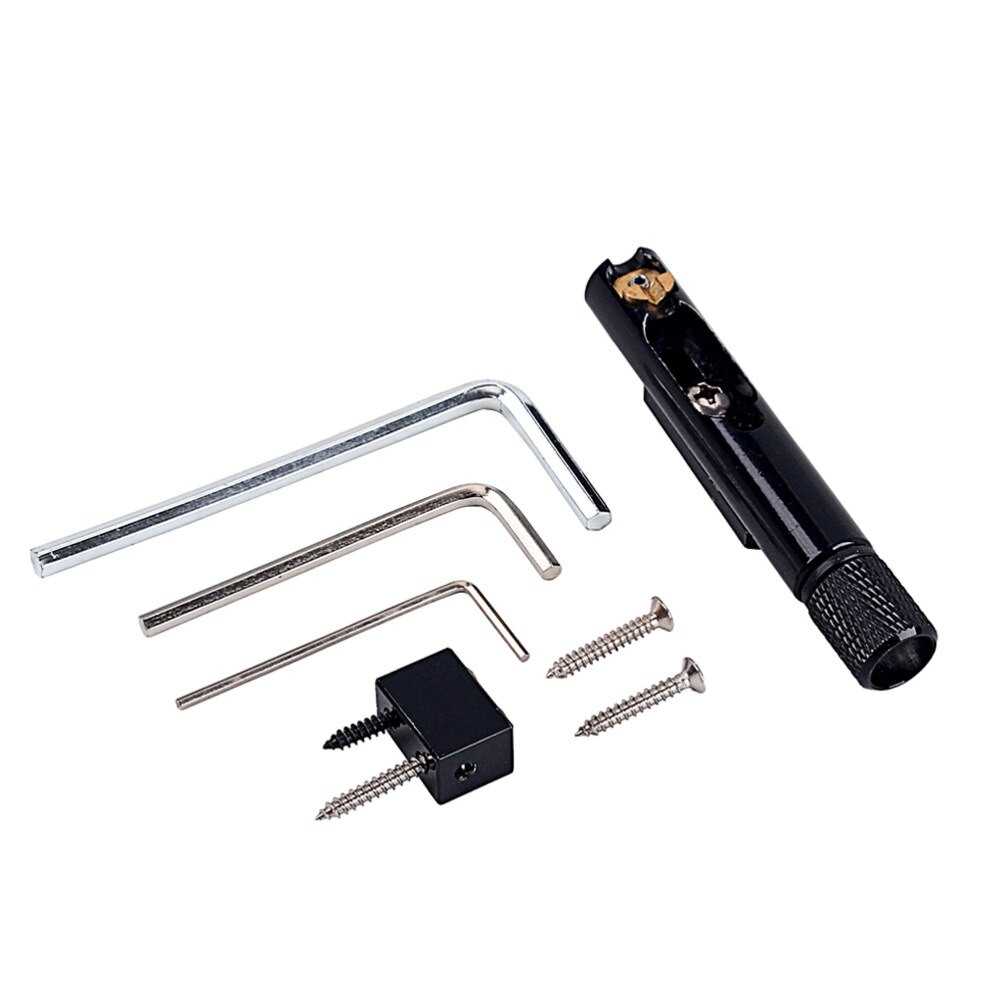 1 Set Bass Bridge Headless Multifunction 5 String Bass Parts Single Bridge Round Bridge Bass Bridge for Musical Instrument