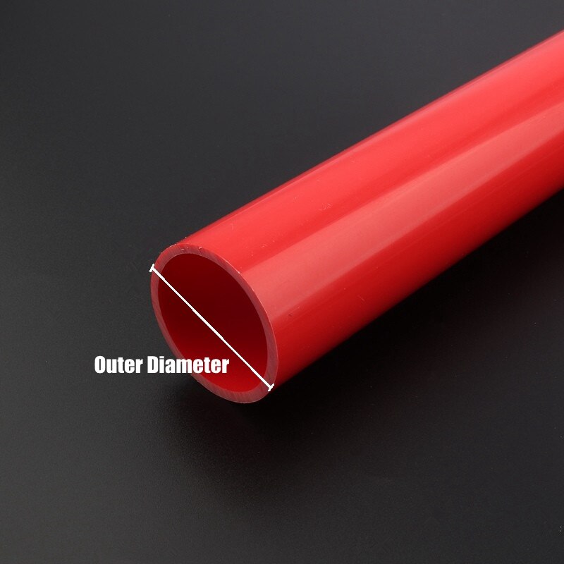 2 kpl 50cm o .d20 ~ 50mm punainen upvc putki hi vesisyöttöputki kastelu pvc putki akvaario kalasäiliö tyhjennysputki vesiputki