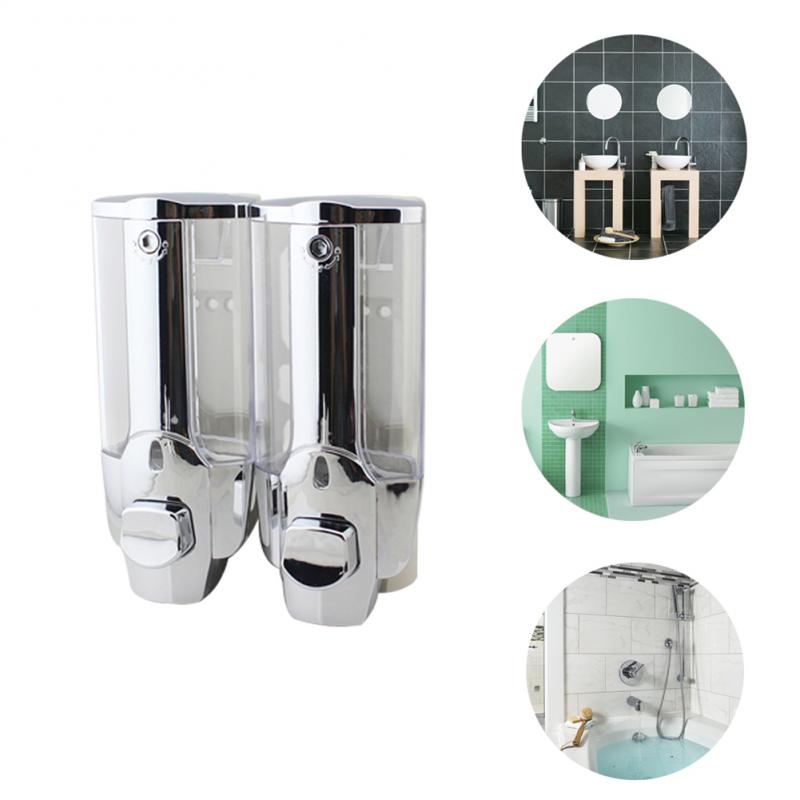 Wall Mount Zeepdispenser Single-Head Handleiding Hand Vloeibare Shampoo Douchegel Dispenser Draagbare Zeepdispenser Lotion Container