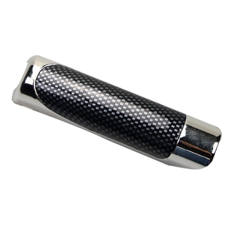 Cubierta de protección Universal para freno de mano, fibra de carbono, decoración de granos de madera, funda de palanca de freno de mano, accesorios de estilismo para coche: BK