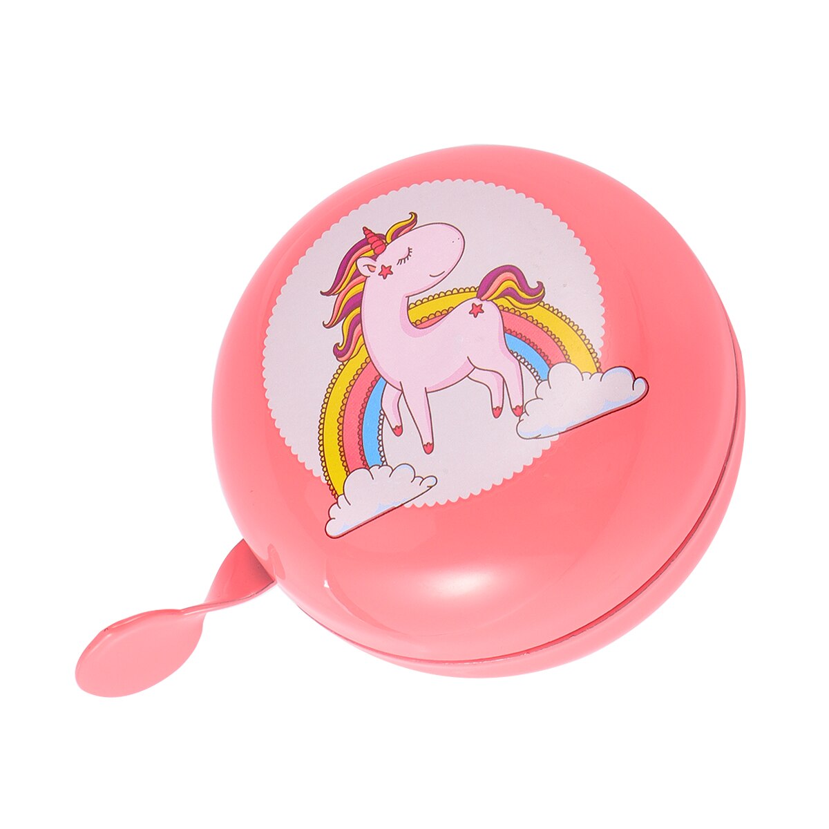 Bicycle Bell Decor Cute Bike Bells Printed Unicorn Bike Bells Crisp Sound Ring Bell for Scooter Tricycle Children DIY Adornment: Unicorn