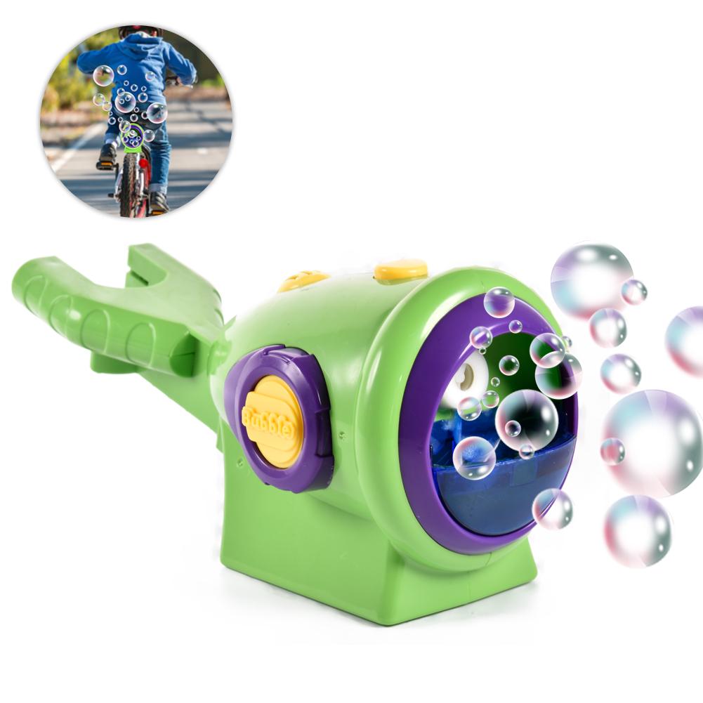 Leuke Fiets Automatische Bubble Machine Blower Maker Party Zomer Outdoor Speelgoed Voor Kinderen En