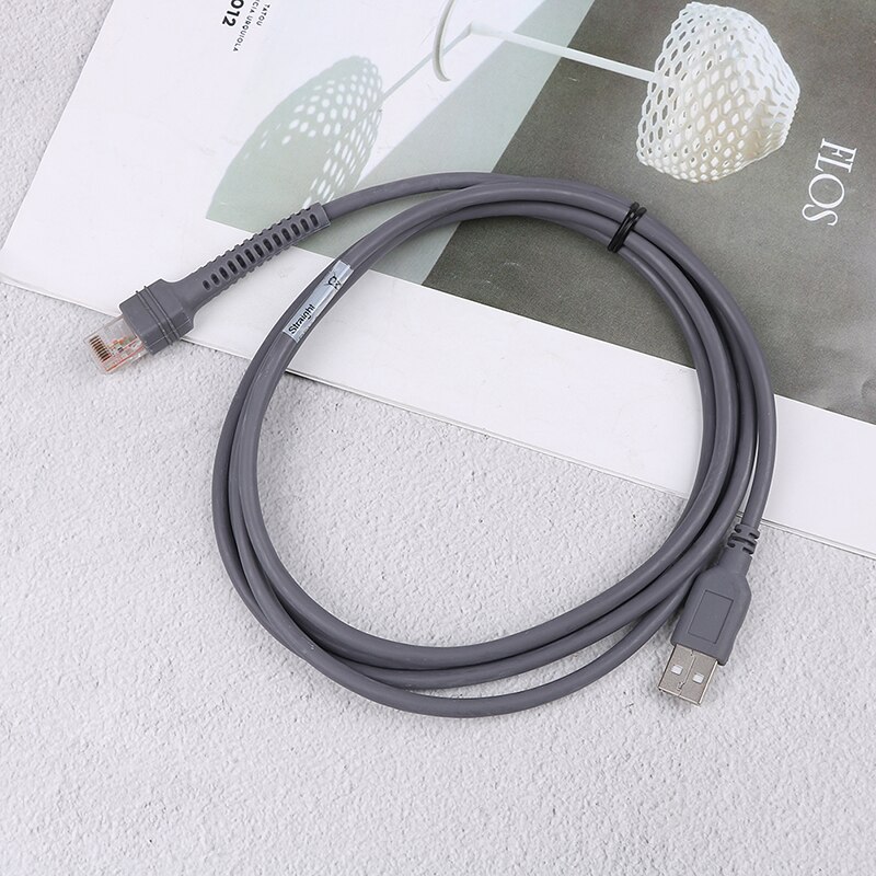 Cable USB para Cba-u01-S07ZAR, compatible con Symbol Ls1203, Ls2208, Ls4208, Ls3008, Ls4278, compatible con Motorola, escáner de código de barras símbolo