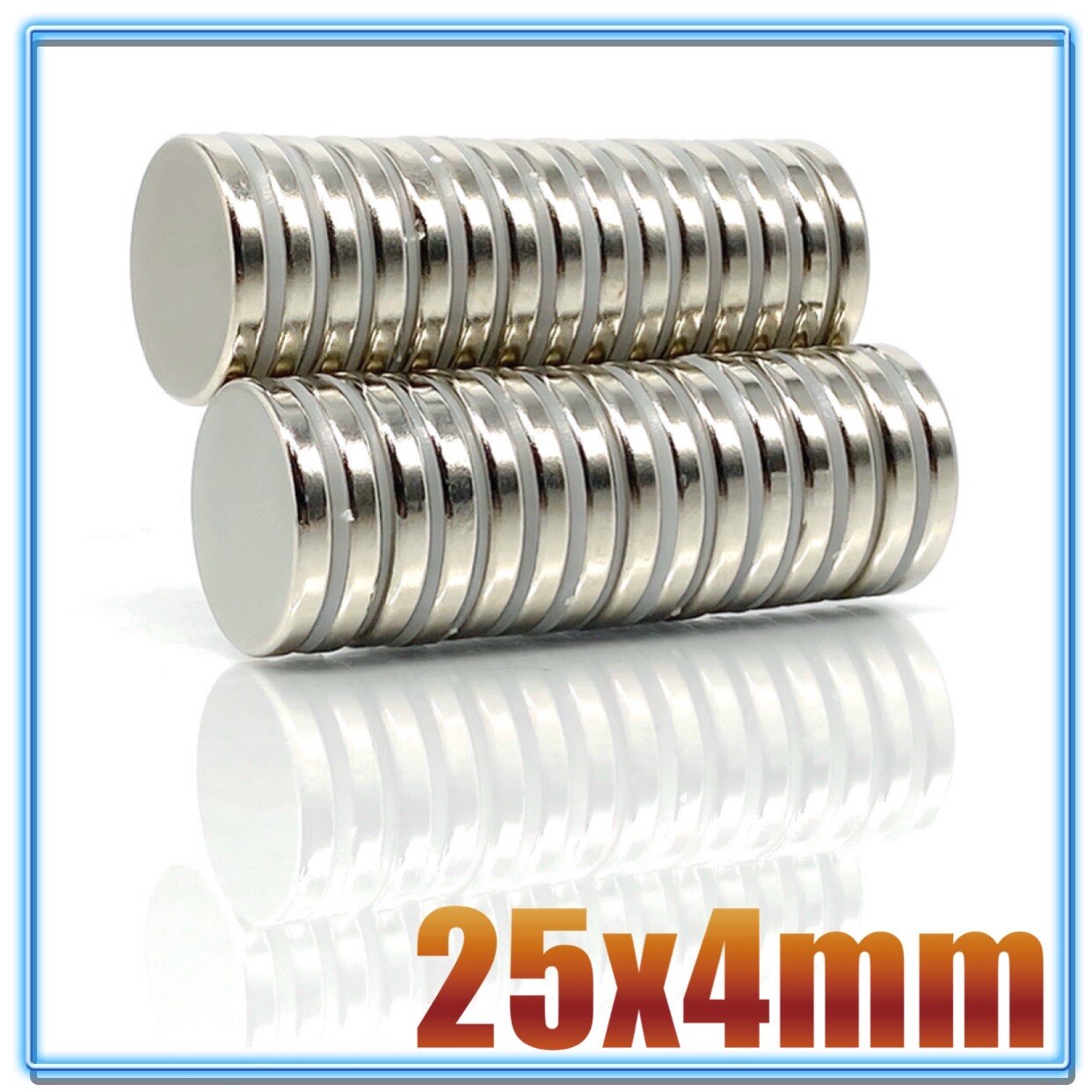 2~50Pcs 25x4 Powerful Magnets 25mmx4mm Permanent Round Magnet 25x4mm Fridge Neodymium Magnetic Super Strong magnet 25*4 mm
