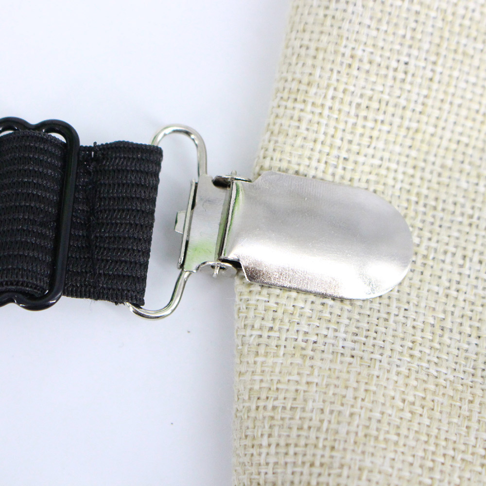 2 stk seler kryds og tværs monteret bånd justerbar madrasunderlag dynebetræk lagen hjørneholder elastiske stropper fastgørelseselementer