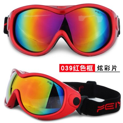 Ski Brille Snowboard Maske Für Männer Frauen Ski Brillen Schnee Schutz Über Brille Erwachsenen Doppel Anti-Nebel Zylindrischen: 12