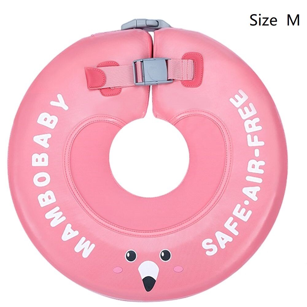 Baby Niet Opblaasbare Hals Zwemmen Cirkel Business Cirkel Zwembad Drijvende Kraag: TPU cover M pink