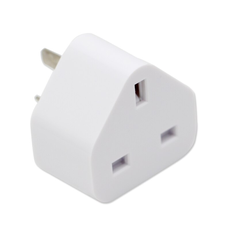 1PC AU Plug Travel Adapter 3 pin UK TO AU Converter UK to AU Plug Charger For Australia Zealand For Mobile Phone