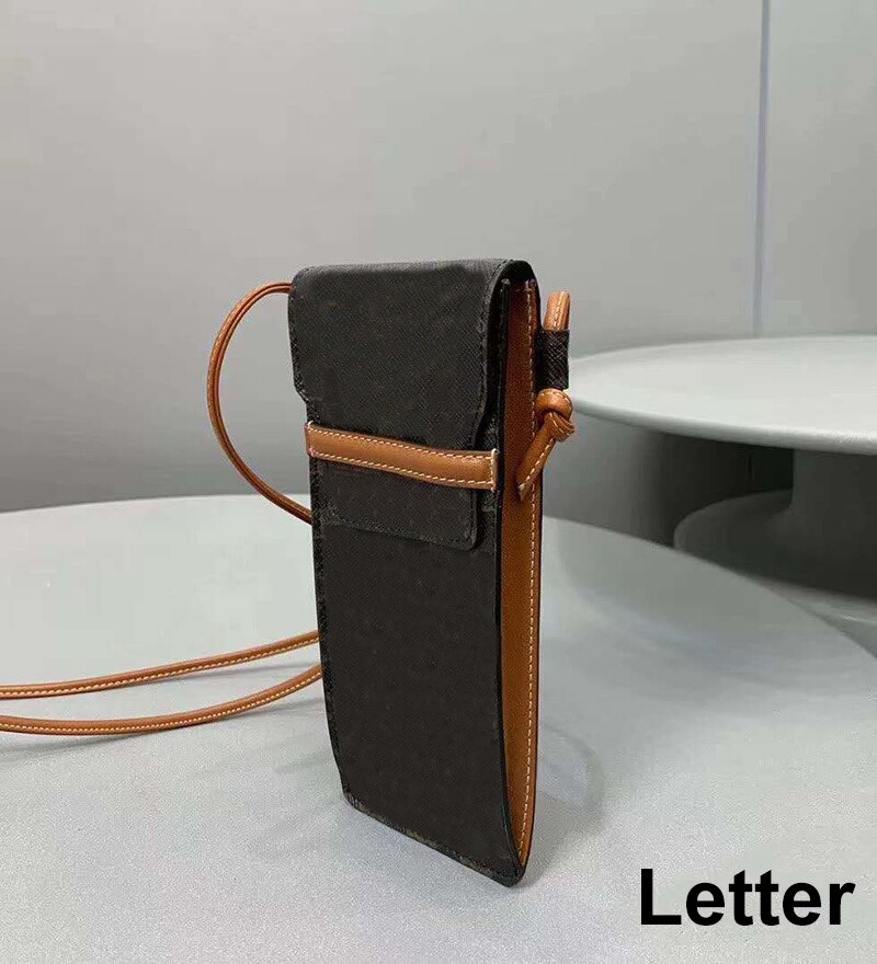 F03 Luxury Brand CL PU Leather Handbag Mini Universal 6.7inch For Iphone 11 12 Phone Bag Card Wallet Purse Women Crossbody Pouch