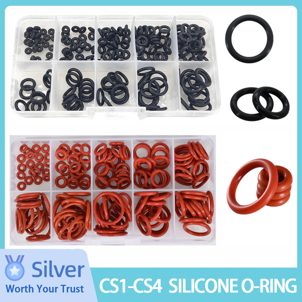 Dichtung O-Ring Silikon dichtung O-Ring Dichtung scheiben öl beständige Hochtemperatur-Kieselsäure-Ringe Silikon-Oring-Bausatz