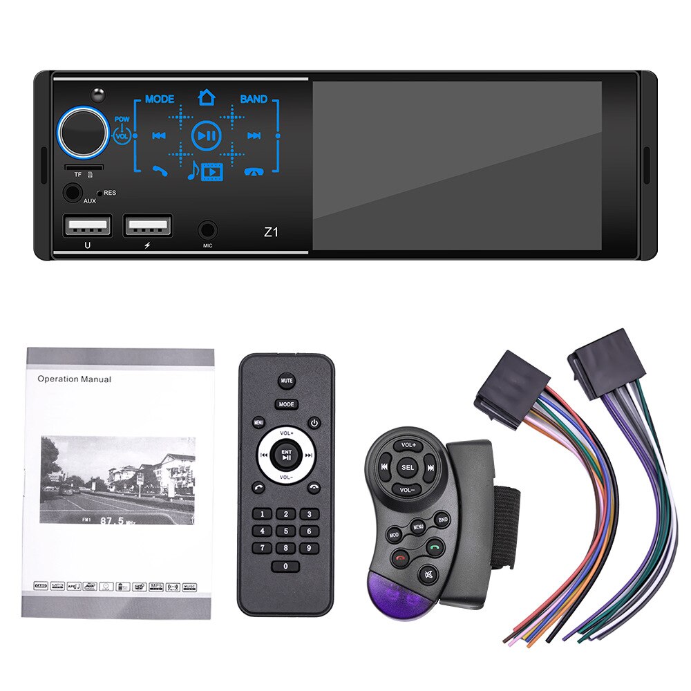 Touchscreen 4 inch 1 din autoradio android autoradio stereo-ontvanger usb auto  mp5 spelers bluetooth handsfree auto multimedia