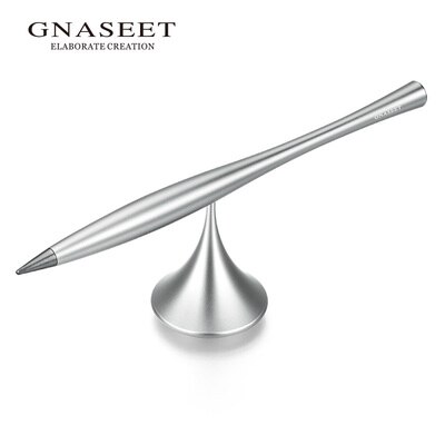 Permanent Pen Ink Free Metal Pen German Business Decompression Pen Endless Pen: SILVER