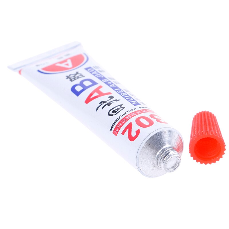 Pegamento líquido AB 302, Cuero de goma de madera de tela metálica, adhesivo de plástico UV, pegamento epoxi Universal de cianoacrilato, Super fuerte, 2 uds.