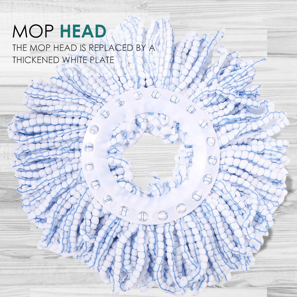 Mops Hoofd Ultra-Fijne Vezel Wasbare Doek Schoonmaken Vervanging Heads Makkelijk Schoon Dweilen Wringen Spin Mop Refill Mop Heads