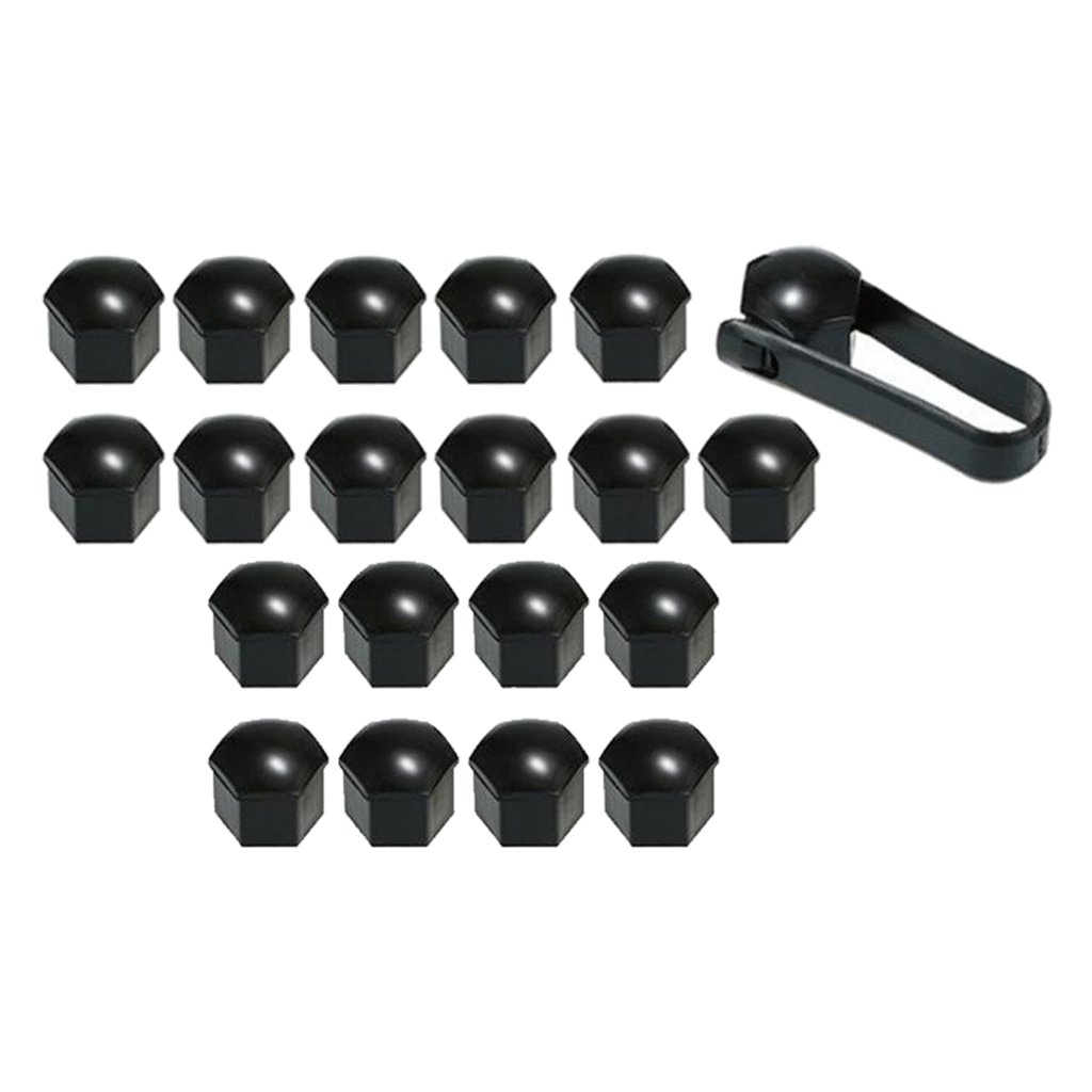 20 Sets Universal 22mm Wheel Nut Cover Caps With Removal Dismantle Tool
