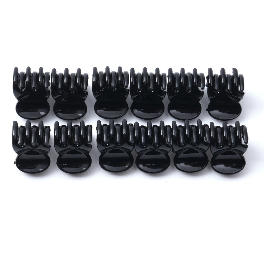12 st/set plast mini hårklämma söt klo hårnål koreansk version konstiga hand hår styling verktyg tillbehör för kvinnor tjejer