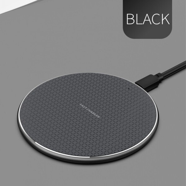 kabellos aufladen Pad Energie Für Doogee S60 S70 S80 Lite S90 S90C S95 S68 S96 Profi S88 Plus BL9000 Qi schnelle Ladegerät Telefon Zubehör: Schwarz